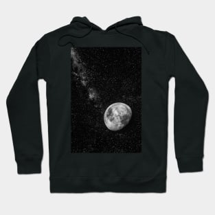 Space Moon Glow Hoodie